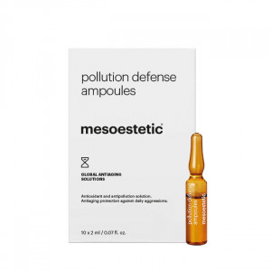 Mesoestetic / ANTI AGE Pollution Defense Ampoules (10 x 2 ml) - Антиоксидантное средство - защита от городской среды 1 упаковка