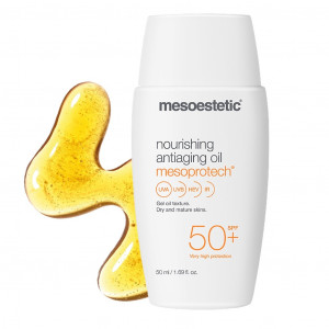 Mesoestetic / ЗАЩИТА ОТ СОЛНЦА Mesoprotech Nourishing Antiaging Oil SPF50+ - Омолаживающее питательное масло для сухой кожи 50 мл