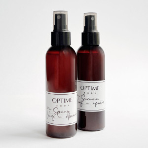 OPTIME / BODY Body Mist Spring - Мист для тела "Весна" с ароматом зеленого чая, цитрусовых, мяты и жасмина 150 мл