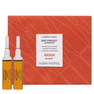 Comfort Zone / BODY STRATEGIST Caffeine Shot - Ремоделирующий концентрат для тела в ампулах (4х10 мл.) 1 упаковка